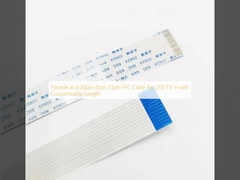 Flexible and 30pin 41pin 51pin FFC Cable for LED TV in with Customizable Length