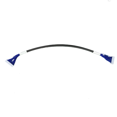 Good price Blue Custom Car Wiring Harness FFC Flexible Flat Cable Shielded With Short Circuit Testing online