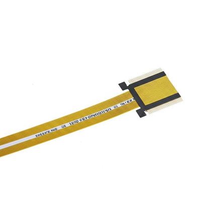 qualidade 2.54mm Pitch FFC Cable Assembly with Cu Conductor and 100 Ohms Impedance Characteristics fábrica