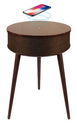 Good price Bluetooth 5.1 Smart Speaker Table With Wireless Charging For Bedroom Living Room Office online