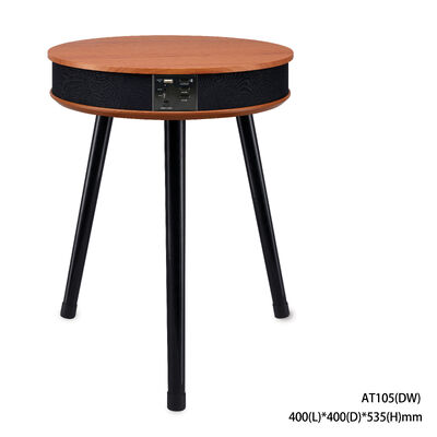 calidad Altavoz de audio Bluetooth inteligente y estable redondo inalámbrico con batería recargable Mesa de café para cine en casa fábrica