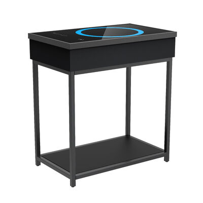 Dobra cena. Metalowy głośnik stołowy Smart Triangle Side Table Bezprzewodowe ładowanie Głośnik Bluetooth Funkcja TWS Słuchaj muzyki w domu w Internecie