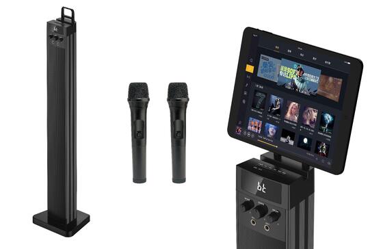 Good price Outdoor home use Tower Speaker Professional Karaoke Speaker Portable Theater Sound System Active Power microphone in with OPT online