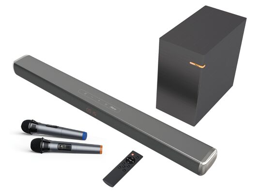 Good price Professional Karaoke soundbar for Home Theater 12 Inch family dancing Karaoke speaker with wireless microphone online